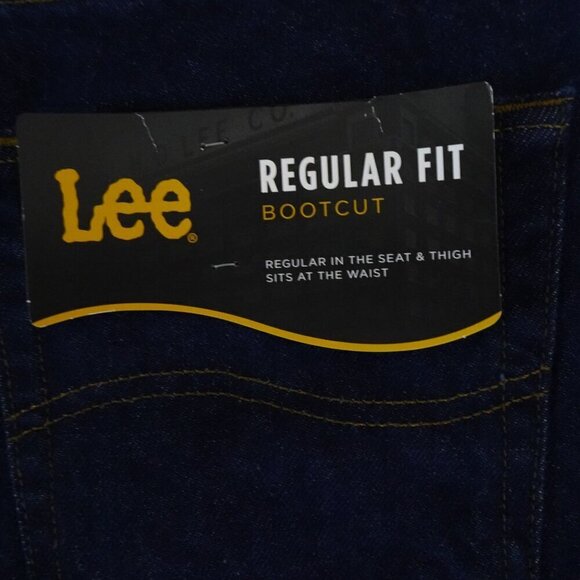 Lee Bootcut Jeans Men's Size 42x30 Blue Denim Regular Fit - Picture 7 of 10